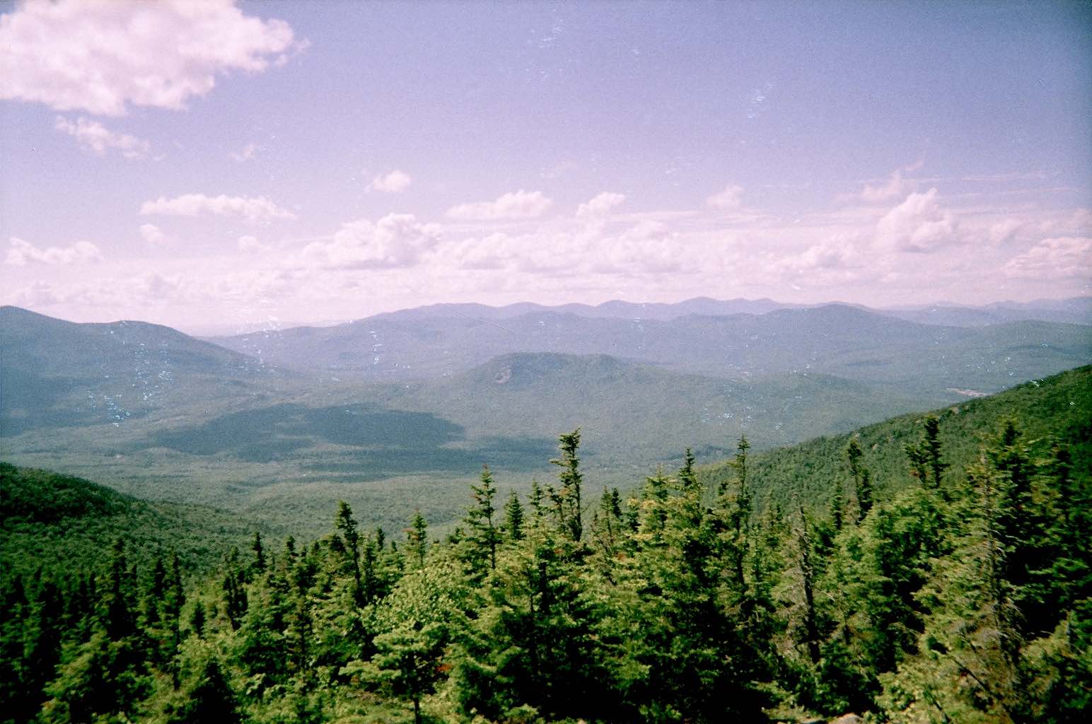 Photo of mountains and sky in New Hampshire, United States.